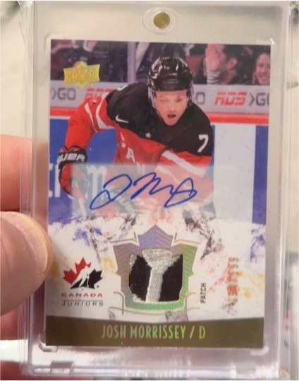 2015-16 Upper Deck Team Canada Juniors #113 Josh Morrissey — front