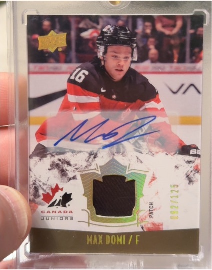 2015 Upper Deck Team Canada Juniors #89 Max Domi — front