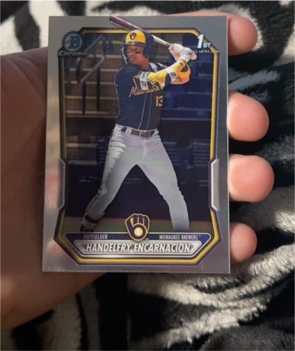 2026 Bowman Chrome #BCP-47 Handelfry Encarnacion — front