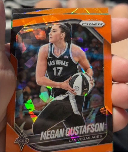 2025 Panini Prizm WNBA #49 Megan Gustafson — front