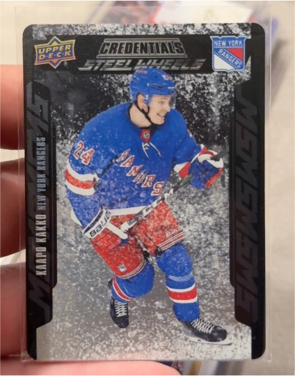 2019-20 Upper Deck Credentials Steel Wheels #SW-25 Kaapo Kakko — front