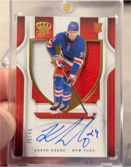 2019-20 Panini Crown Royale #18 Kaapo Kakko — front
