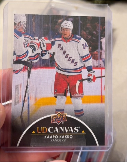 2021-22 Upper Deck Canvas #C323 Kaapo Kakko — front