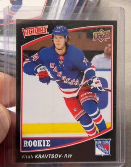 2021 Upper Deck Victory #V-13 Vitali Kravtsov Rookie — front