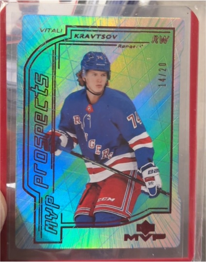 2020-21 Upper Deck MVP #DZ-82 Vitali Kravtsov — front