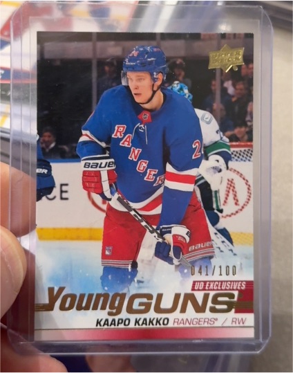 2019-20 Upper Deck Young Guns UD Exclusives #041 Kaapo Kakko — front