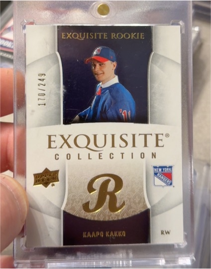 2019-20 Upper Deck Exquisite Collection Exquisite Rookie Kaapo Kakko — front
