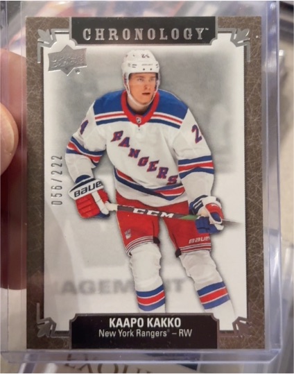2019-20 Upper Deck Chronology #145 Kaapo Kakko — front