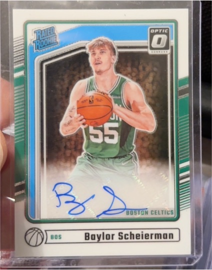2024 Donruss Optic #310 Baylor Scheierman — front