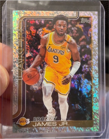 2025-26 Topps Flagship #152 Bronny James Jr. — front