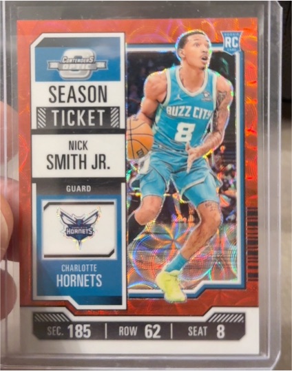 2023-24 Panini Contenders Optic Season Ticket #96 Nick Smith Jr. — front