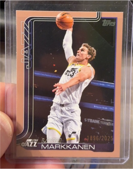 2025-26 Topps #129 Lauri Markkanen — front