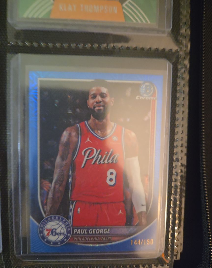2025 Bowman Chrome #BCV-154 Paul George — front