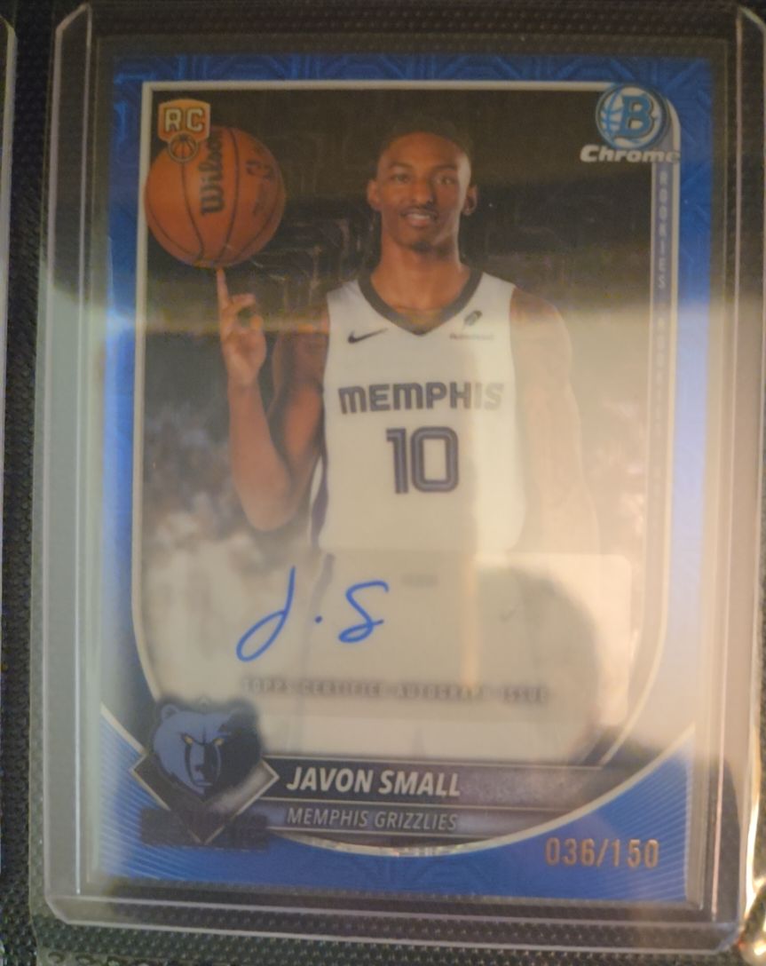 2025-26 Bowman Chrome #BCA-JS Javon Small — front