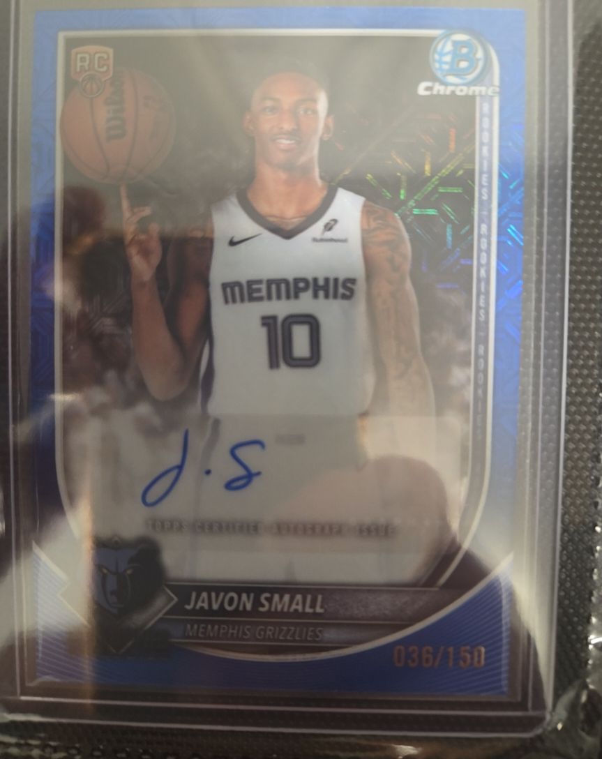 2025 Bowman Chrome #299 Javon Small — front