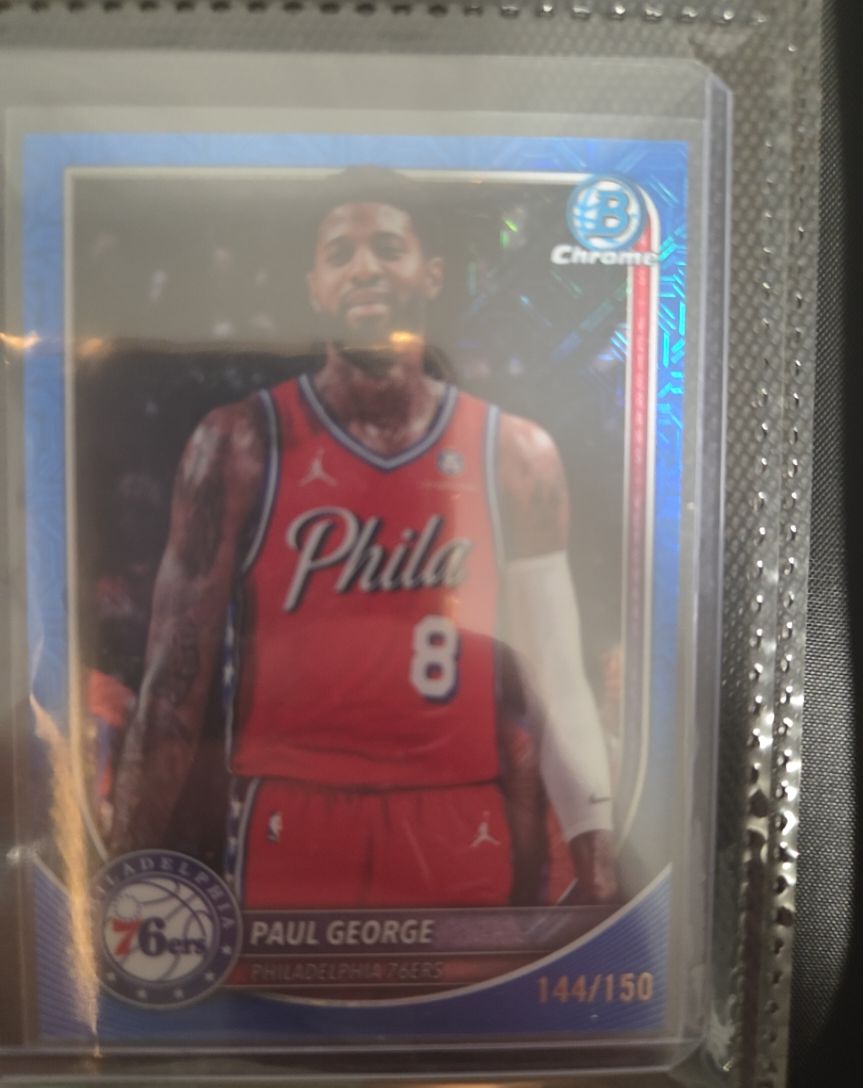 2025 Bowman Chrome #BCV-154 Paul George — front