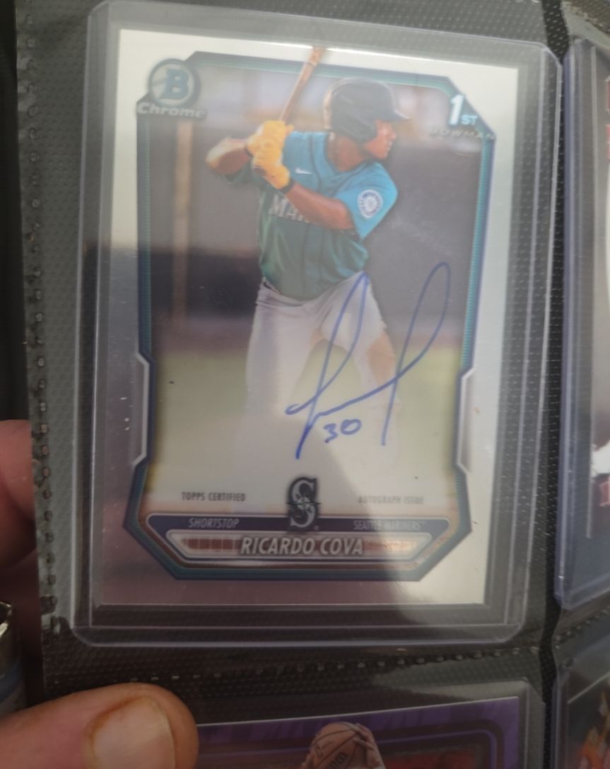 2026 Bowman Chrome #CPA-RC Ricardo Cova — front