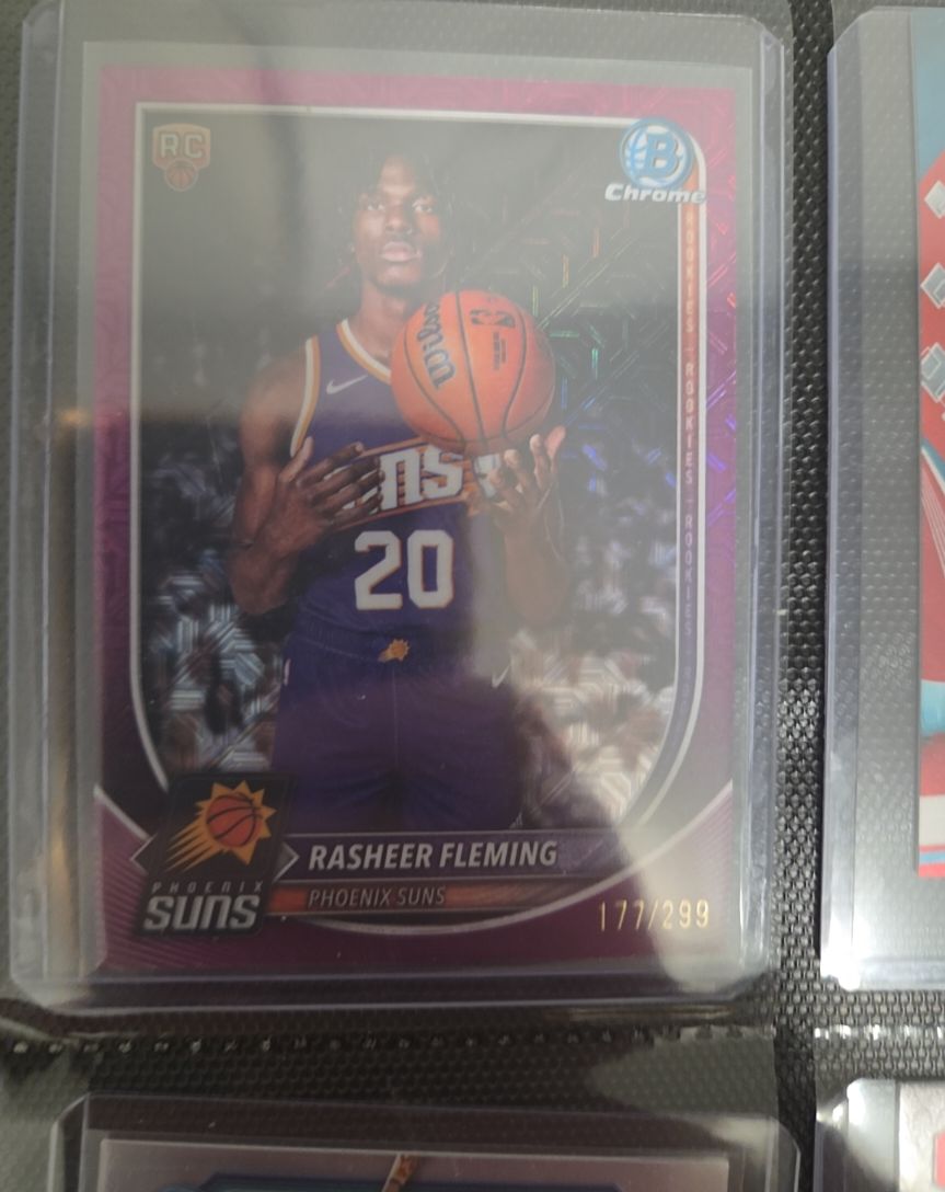 2025-26 Bowman Chrome #31 Rasheer Fleming — front