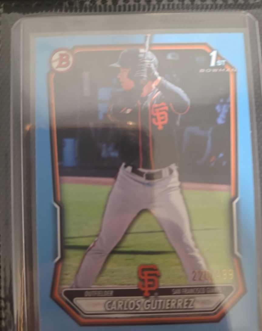 2026 Bowman 1st Bowman #BP-14 Carlos Gutierrez — front