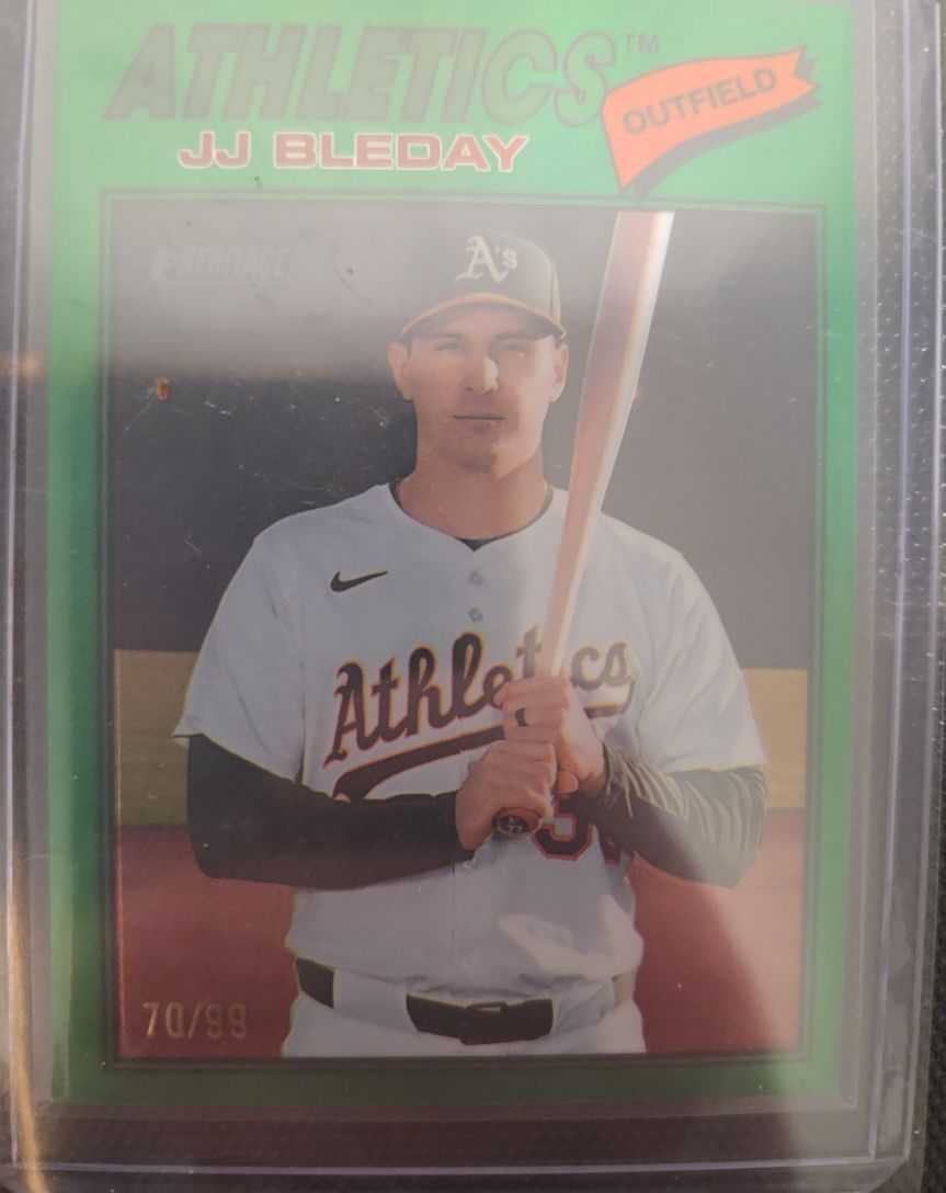 2025 Topps Heritage #421 JJ Bleday — front