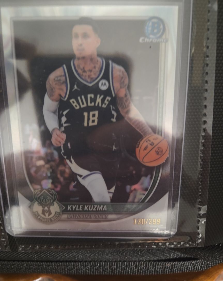 2025 Bowman Chrome #BCV-82 Kyle Kuzma — front