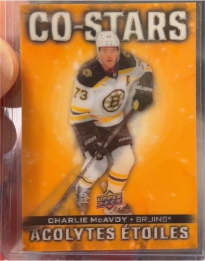 2023 Upper Deck Tim Hortons Co-Stars #CO-4 Charlie McAvoy — front