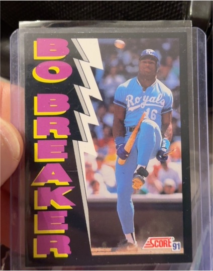 1991 Score #773 Bo Breaker Bo Jackson — front