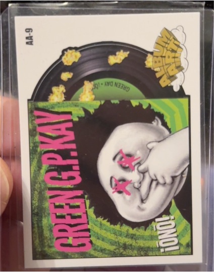 2024 Topps Garbage Pail Kids Green Day Album Art #AA-9 Green G.P. Kay — front