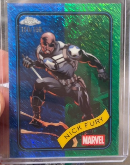 2025 Topps Chrome Marvel #193 Nick Fury — front
