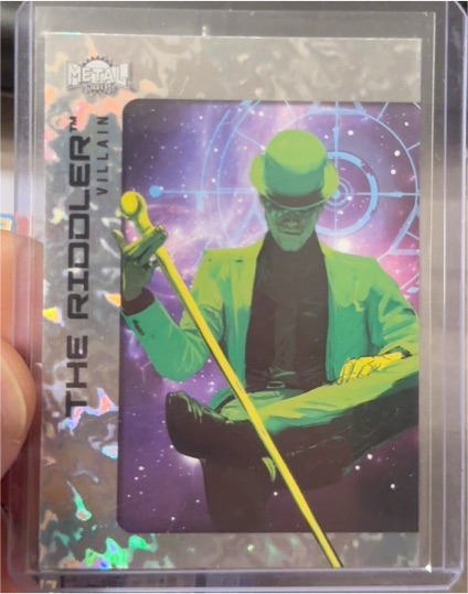 2025 Skybox Metal Universe Batman #138 The Riddler — front