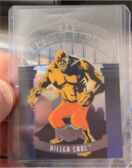 2025 Skybox Metal Universe Batman Arkham Asylum #AA-12 Killer Croc — front