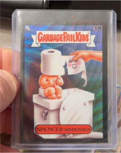 2022 Topps Garbage Pail Kids Chrome Series 5 #171b Spencer Dispenser — front