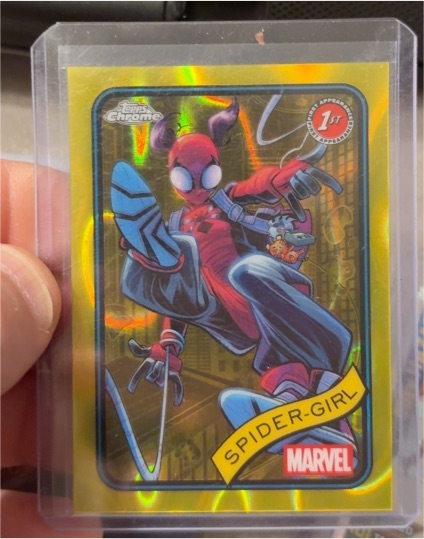 2025 Topps Chrome Marvel #143 Spider-Girl — front