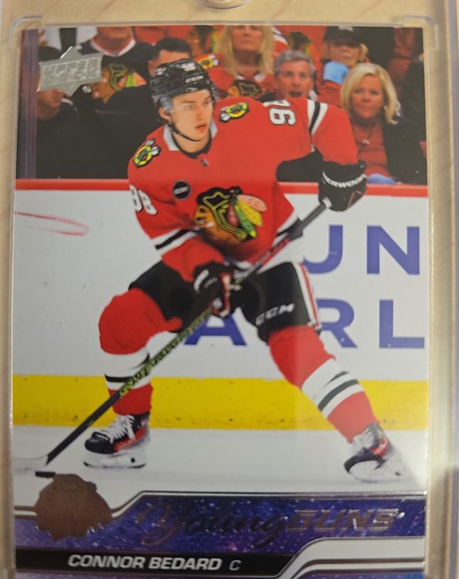 2023-24 Upper Deck Series 2 #451 Connor Bedard Young Guns — front