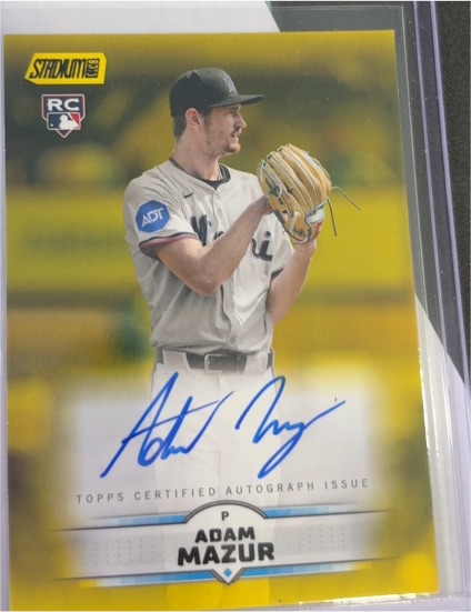 2025 Topps Stadium Club #SCBA-AMA Adam Mazur — front