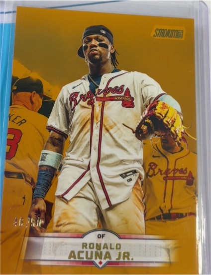 2025 Topps Stadium Club #4 Ronald Acuna Jr. — front