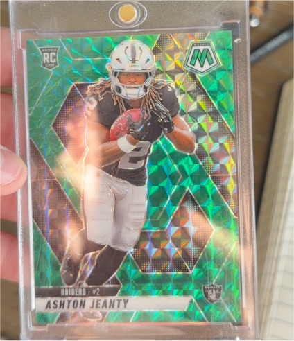 2025 Panini Mosaic #345 Ashton Jeanty — front