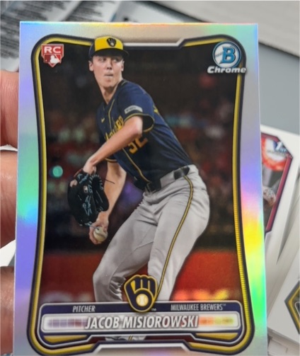 2026 Bowman Chrome #35 Jacob Misiorowski — front