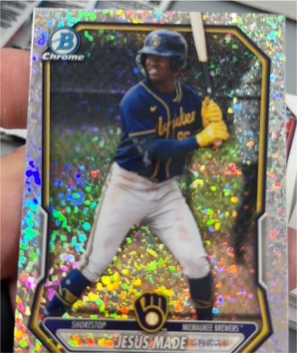 2025 Bowman Chrome #BCP-245 Jesus Made — front