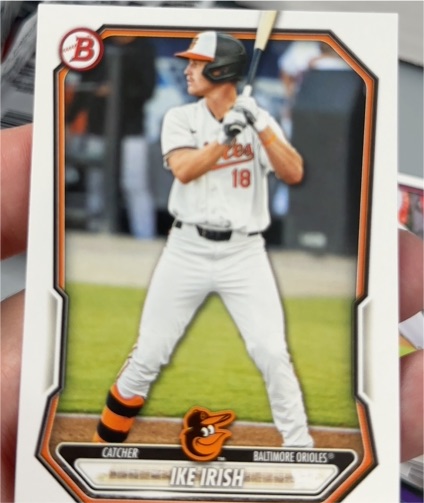 2026 Bowman Baseball Prospects #BP-68 Ike Irish — front