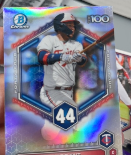 2026 Bowman Chrome #BTP-44 Eduardo Tait Top 100 — front
