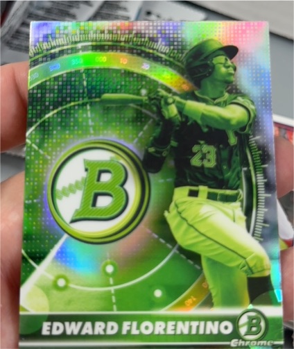 2026 Bowman Chrome Under The Radar #UR-9 Edward Florentino — front
