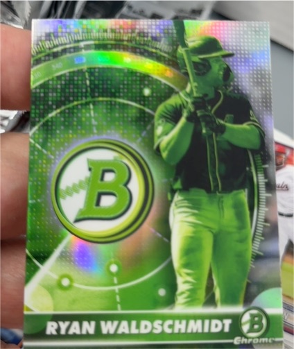 2026 Bowman Chrome #UR-10 Ryan Waldschmidt Under the Radar Refractor — front