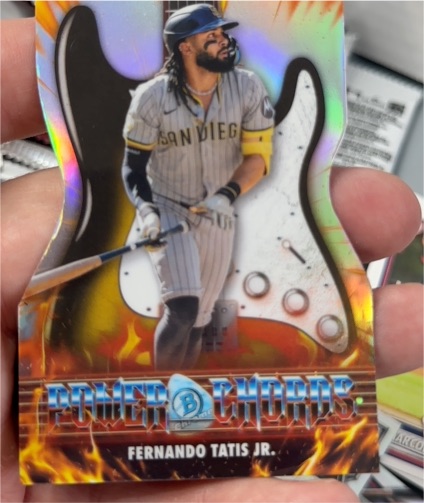 2026 Bowman Chrome Power Chords #PC-22 Fernando Tatis Jr. — front