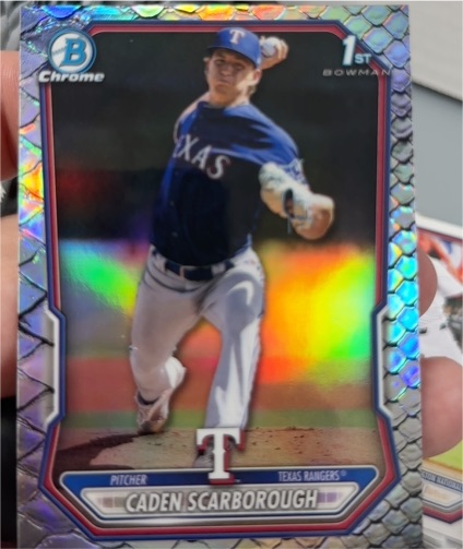 2026 Bowman Chrome #BCP-17 Caden Scarborough — front