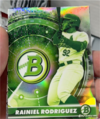 2026 Bowman Chrome Under The Radar #UR-7 Rainiel Rodriguez — front