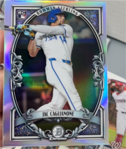 2026 Bowman Chrome Sterling #BST-14 Jac Caglianone — front