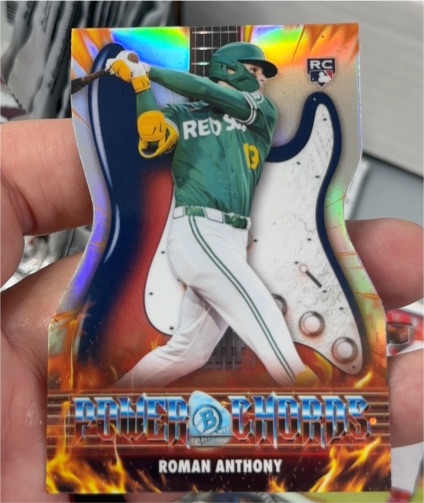 2026 Bowman Chrome Power Chords #PC-14 Roman Anthony — front