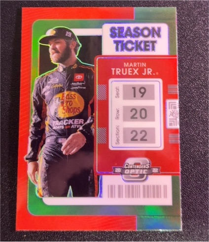 2022 Panini Chronicles Contenders Optic #7 Martin Truex Jr. — front