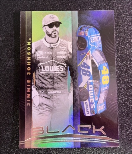 2021 Panini Chronicles Black #5 Jimmie Johnson — front